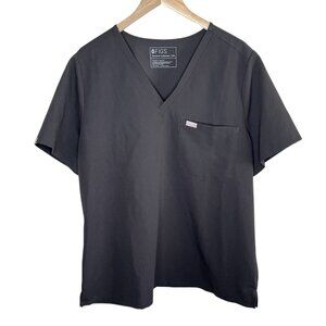 Figs Technical Collection Womens Catarina Scrub Top XXL Black FW1000